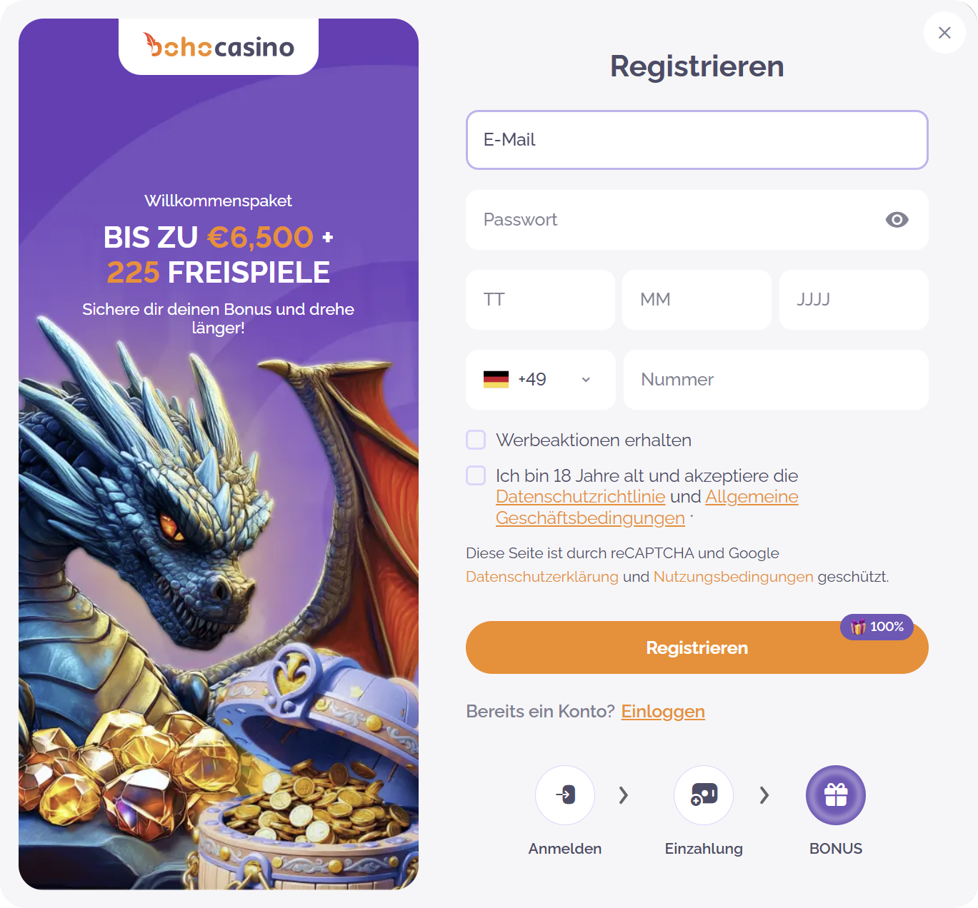 registrieren